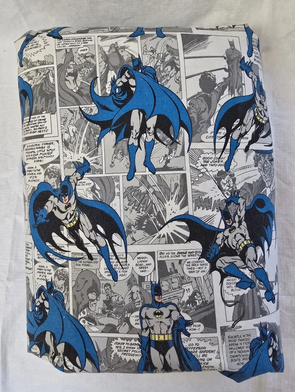 Pottery Barn Batman Cityscape DC Comics Duvet Cover Twin Size